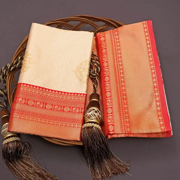 Soft_Banarasi_Lichi_Silk_Saree_with_Unstiched_Blouse_Piece