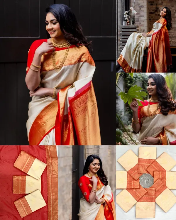 Soft_Banarasi_Lichi_Silk_Saree_with_Unstiched_Blouse_Piece