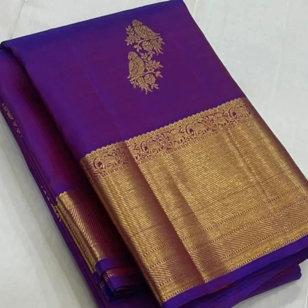 Soft_Banarasi_Lichi_Silk_Saree_with_Unstiched_Blouse_Piece