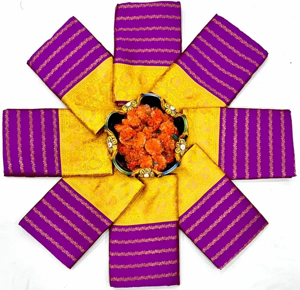 Dalliance_Purple_Soft_Banarasi_Silk_Saree_With_Chatoyant_Blouse_Piece