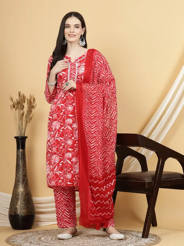 Elegant_Ethnic_Wear_Kurti,_Pant_&_Dupatta_Combo