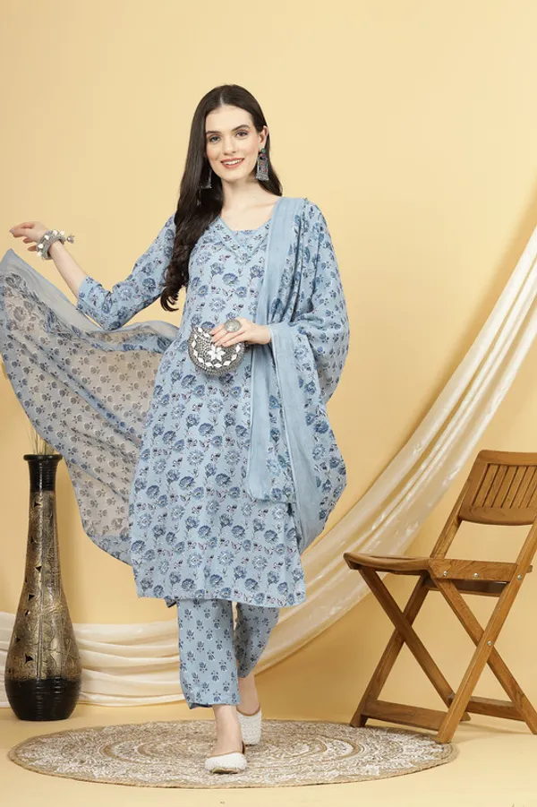 Ethnic_Chic_Kurti,_Pant_&_Dupatta_Set