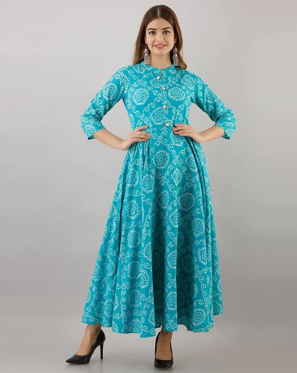 Printed_Kurti_Cotton_Kurta_|_Ethnic_Motifs__|_Mandarin_Collar_|_Premium_Kurtas_Dress