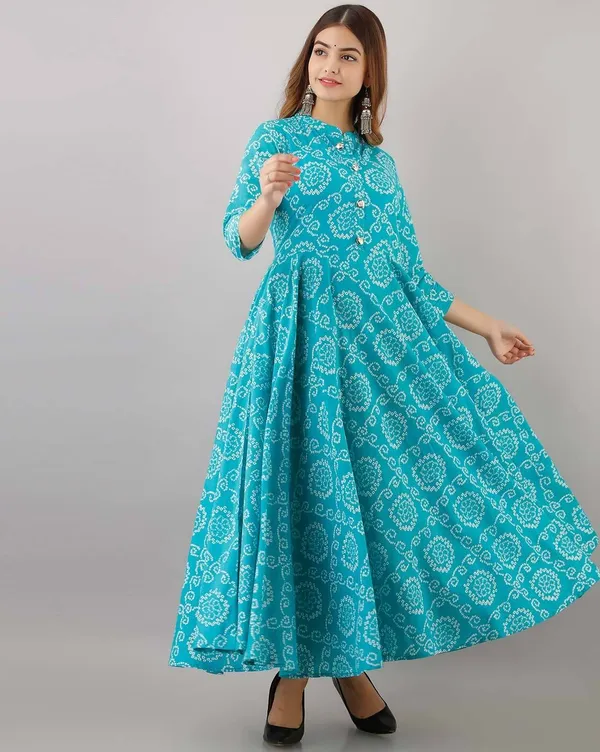 Printed_Kurti_Cotton_Kurta_|_Ethnic_Motifs__|_Mandarin_Collar_|_Premium_Kurtas_Dress
