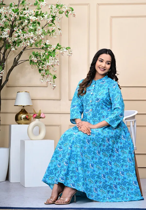 Elevate_Your_Wardrobe_with_the_Blue_Aline_Kurti