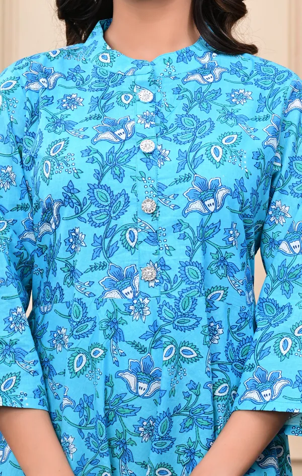 Elevate_Your_Wardrobe_with_the_Blue_Aline_Kurti