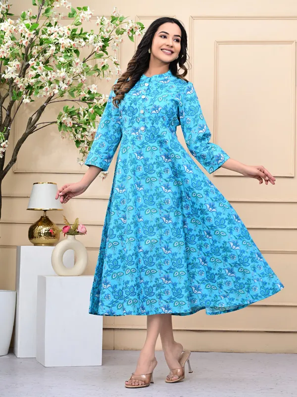 Elevate_Your_Wardrobe_with_the_Blue_Aline_Kurti