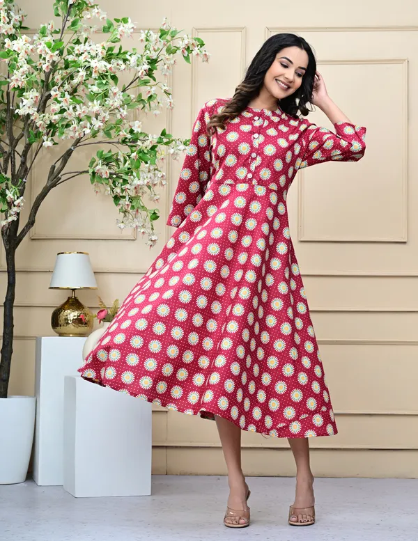 Mahroon_Aline_Kurti_for_Women_-_Elegant_Traditional_Long_Kurti