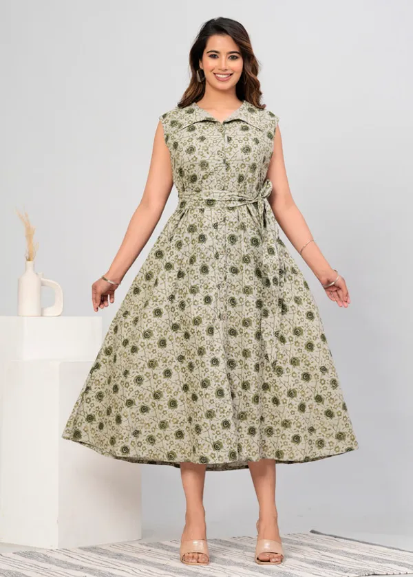 100%_Cotton_Dress_with_Belt_&_Pockets_-_Perfect_for_Office