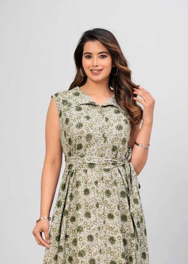 100%_Cotton_Dress_with_Belt_&_Pockets_-_Perfect_for_Office