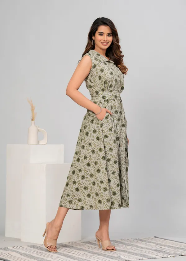 100%_Cotton_Dress_with_Belt_&_Pockets_-_Perfect_for_Office