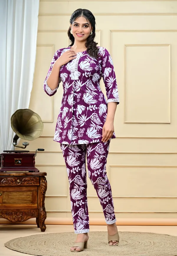 Women’s_Cotton_Printed_Kurti_Set_–_Ethnic_Jaipuri_Short_Kurti_with_Pant