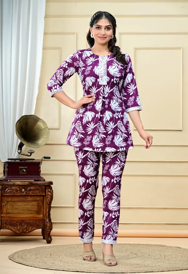 Women’s_Cotton_Printed_Kurti_Set_–_Ethnic_Jaipuri_Short_Kurti_with_Pant
