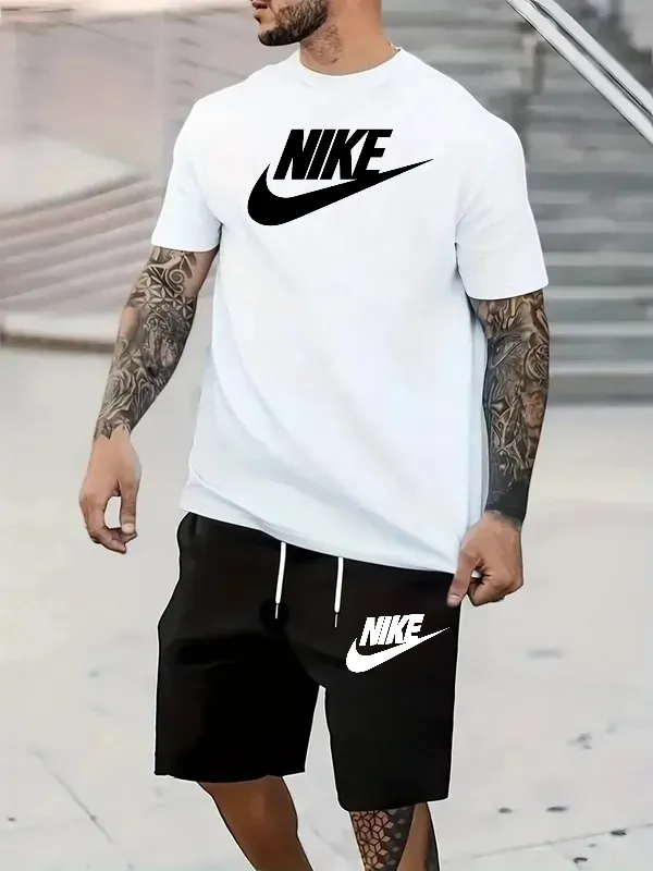 Casual Mens Nike Short Sets Men Nike Short Set Outfit TikTok Shop