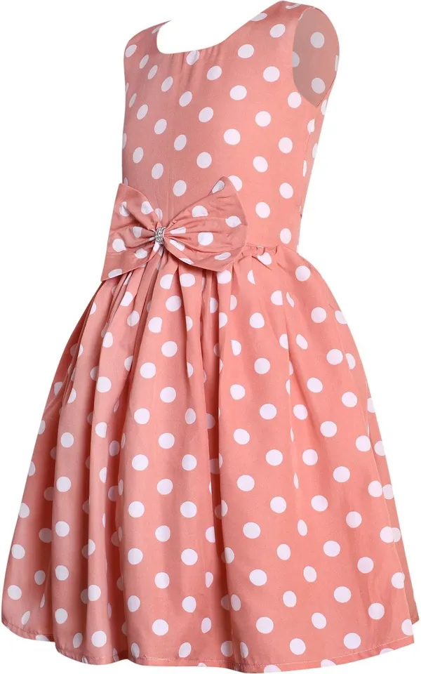 Peach_Crepe_Premium_A-_Line_Dress_For_Girls