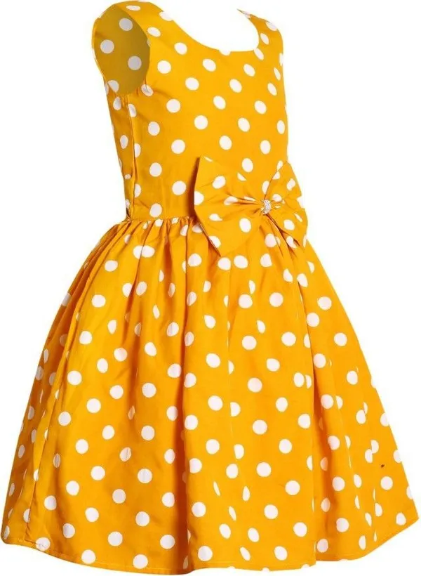 Yellow_Crepe_Premium_Fit_And_Flare_Dress_For_Girls