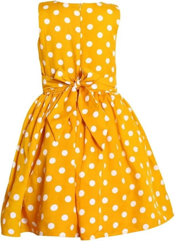 Yellow_Crepe_Premium_Fit_And_Flare_Dress_For_Girls