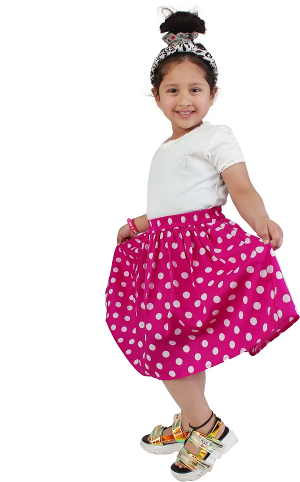 Pink_Crepe_Premium_Flared_Dress_For_Girls