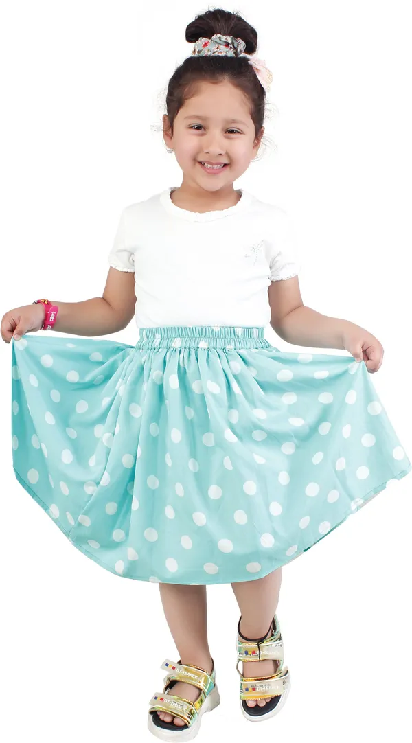 Sea_Green_Crepe_Premium_Flared_Dress_For_Girls