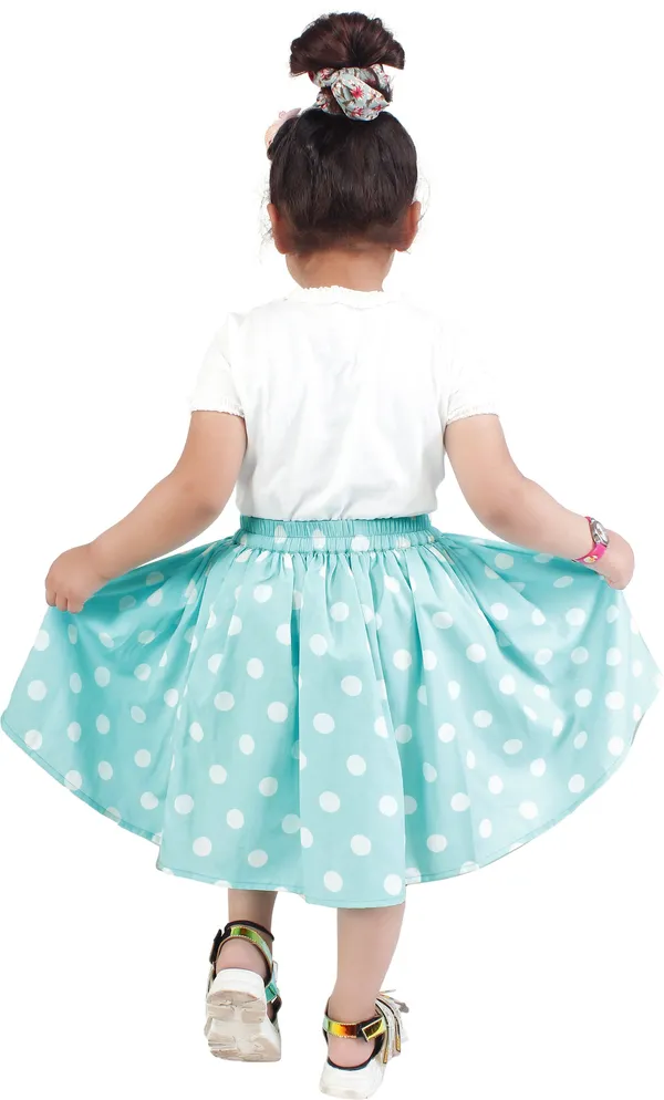Sea_Green_Crepe_Premium_Flared_Dress_For_Girls