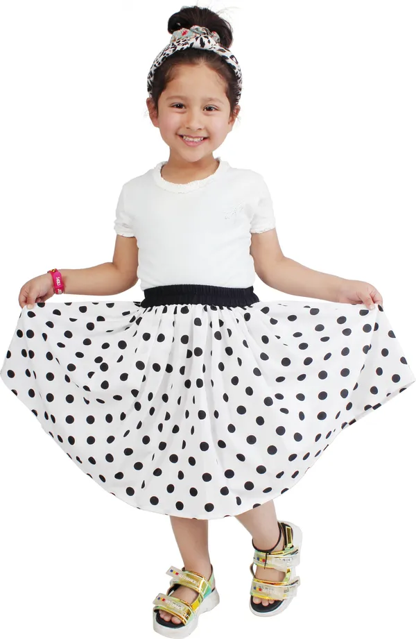 White_Crepe_Premium_Flared_Dress_For_Girls
