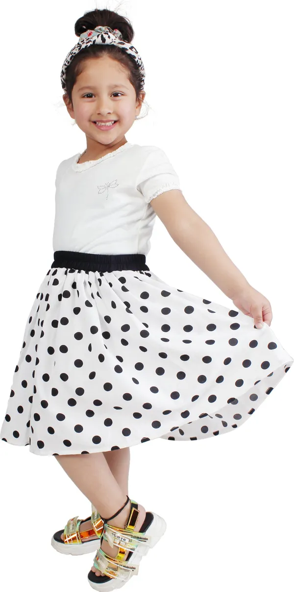 White_Crepe_Premium_Flared_Dress_For_Girls