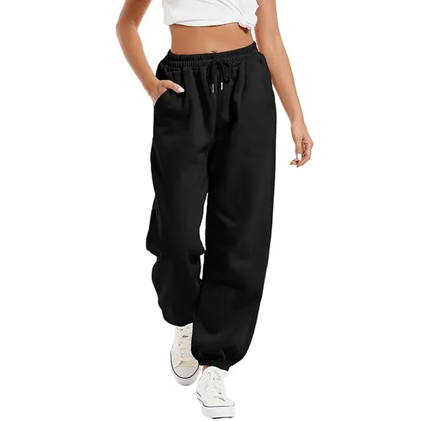 0_Klowvila_fashion__Women_Regular_Fit_Track_Pants_–Jogger_Cotton_Blend_with_Elastic_Waistband_&_Pockets