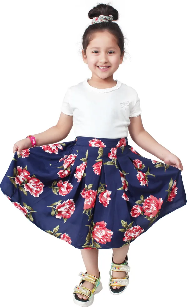 Multicolor_Crepe_Premium_Flared_Dress_For_Girls