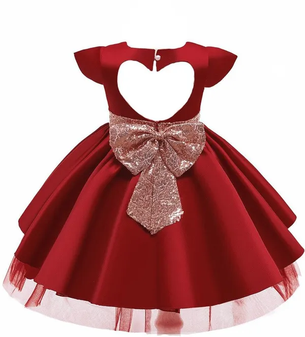 Maroon_Satin_Premium_Fit_And_Flare_Dress_For_Girls