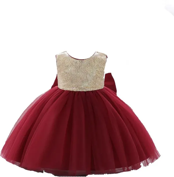 Maroon_Net_Premium_Gown_Dress_For_Girls
