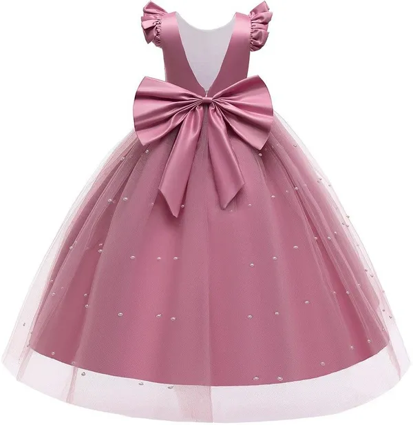 Piyaju_Net_Premium_Fit_And_Flare_Dress_For_Girls