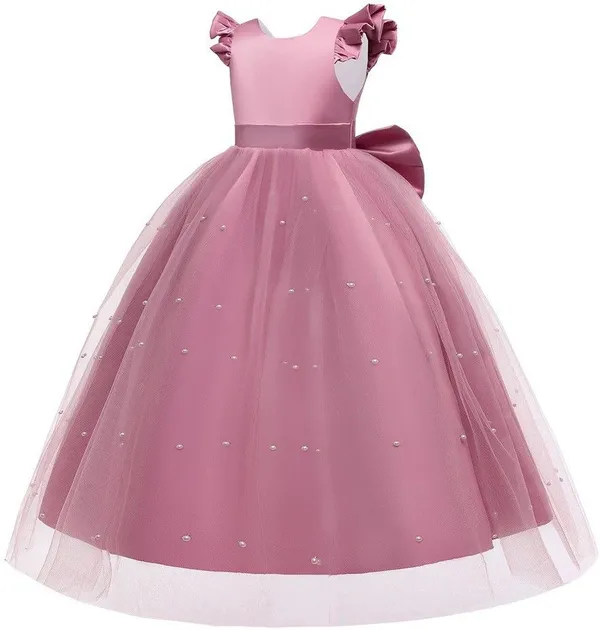 Piyaju_Net_Premium_Fit_And_Flare_Dress_For_Girls