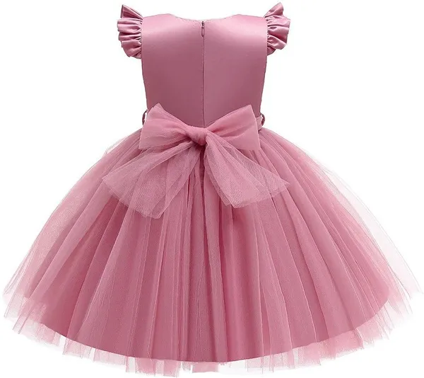 Piyaju_Net_Premium_Fit_And_Flare_Dress_For_Girls