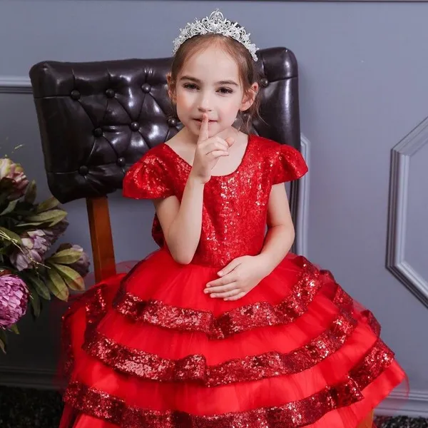 Red_Net_Premium_Fit_And_Flare_Dress_For_Girls