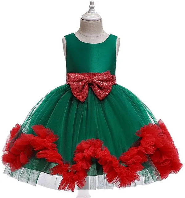 Green_Net_Premium_Fit_And_Flare_Dress_For_Girls