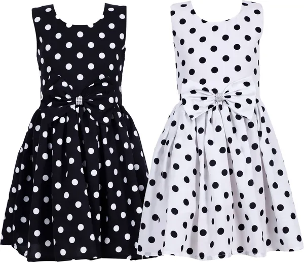 Black_And_White_Crepe_Premium_Fit_And_Flare_Dress_For_Girls_(Pack_Of_2)