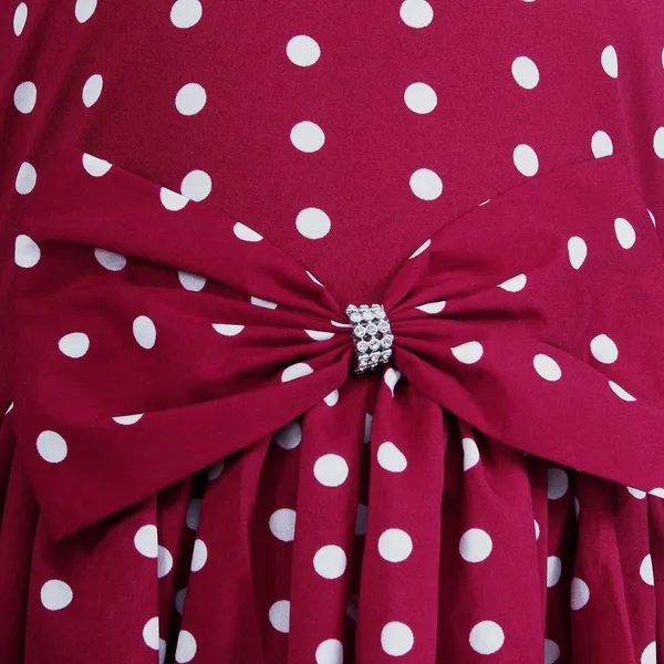 Maroon_Crepe_Premium_Fit_And_Flare_Dress_For_Girls