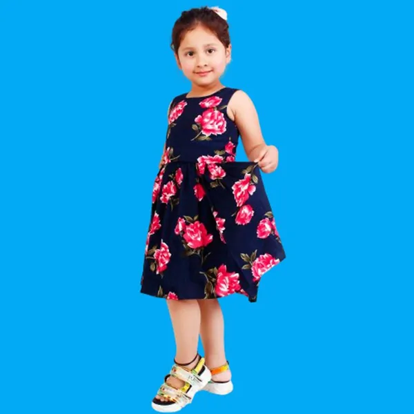 Navy_Crepe_Premium_Fit_And_Flare_Dress_For_Girls