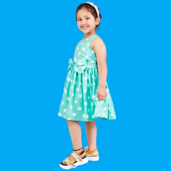 Sea_Green_Crepe_Premium_Fit_And_Flare_Dress_For_Girls