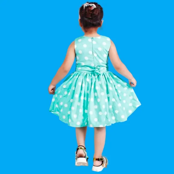 Sea_Green_Crepe_Premium_Fit_And_Flare_Dress_For_Girls
