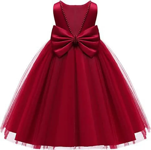 Maroon_Satin_Premium_Gown_Dress_For_Girls