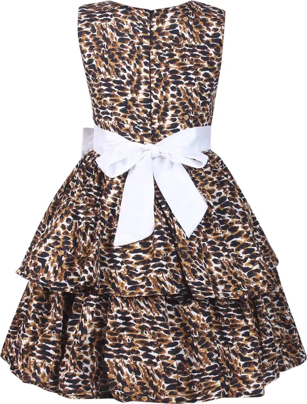 Tiger_Print_Crepe_Premium_Fit_And_Flare_Dress_For_Girls