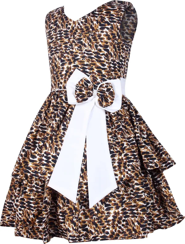 Tiger_Print_Crepe_Premium_Fit_And_Flare_Dress_For_Girls
