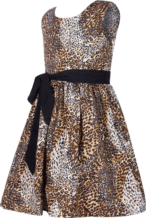 Cheetah_Crepe_Premium_Fit_And_Flare_Dress_For_Girls
