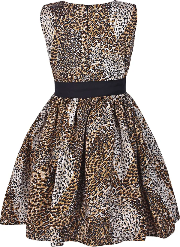 Cheetah_Crepe_Premium_Fit_And_Flare_Dress_For_Girls
