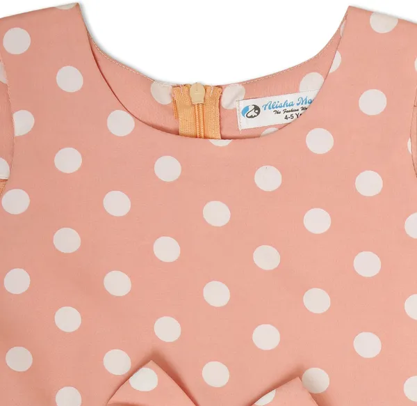 Black_And_Peach_Crepe_Premium_Fit_And_Flare_Dress_For_Girls