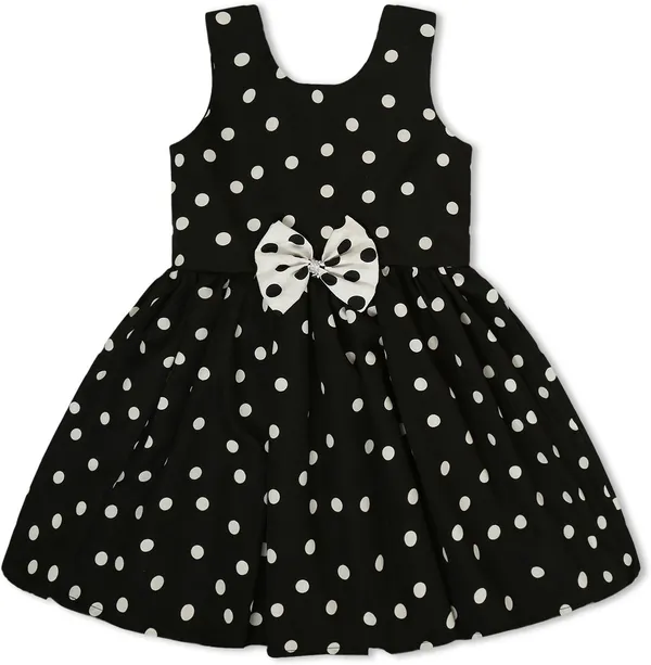 Black_Crepe_Premium_Fit_And_Flare_Dress_For_Girls