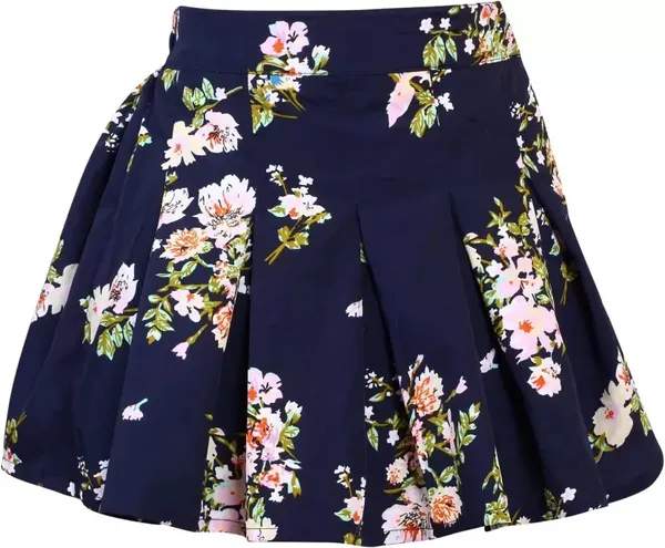Girls_Navy_Blue_Crepe_Skirts_Pack_Of_1