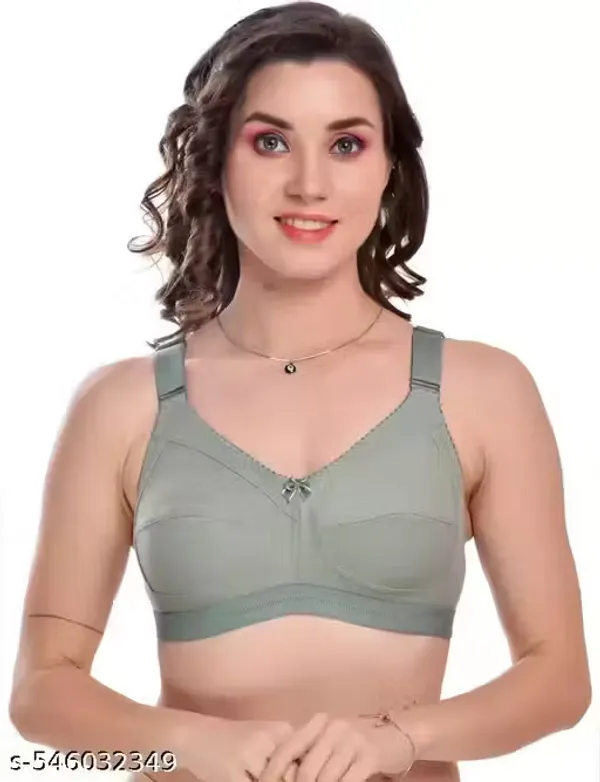 Klowila_Fashion__Women's_Cotton_Blend_Minimizer_C_Cup_Non-Padded_Heavy_Bust_Full_Coverage_Non-Wired_Seamless_T-Shirt_Bra_Combo_Pack_of_3