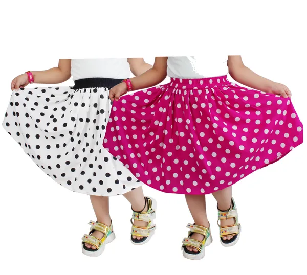 Klowvila_Fashion_Kids_Polycrape_casual_Pack_of_2_Skirt
